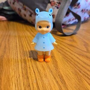 Adorable Blue Hippo Sonny Angel Rainy Day Series